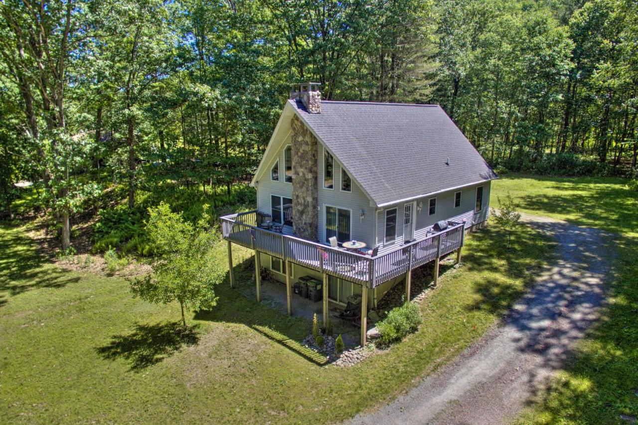 Spacious Home With Deck, Grill And Delaware River View Callicoon Esterno foto