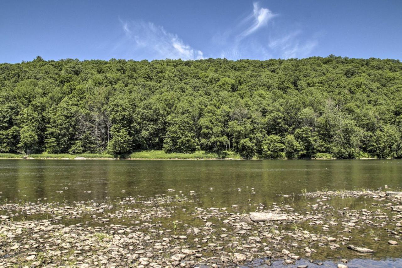 Spacious Home With Deck, Grill And Delaware River View Callicoon Esterno foto